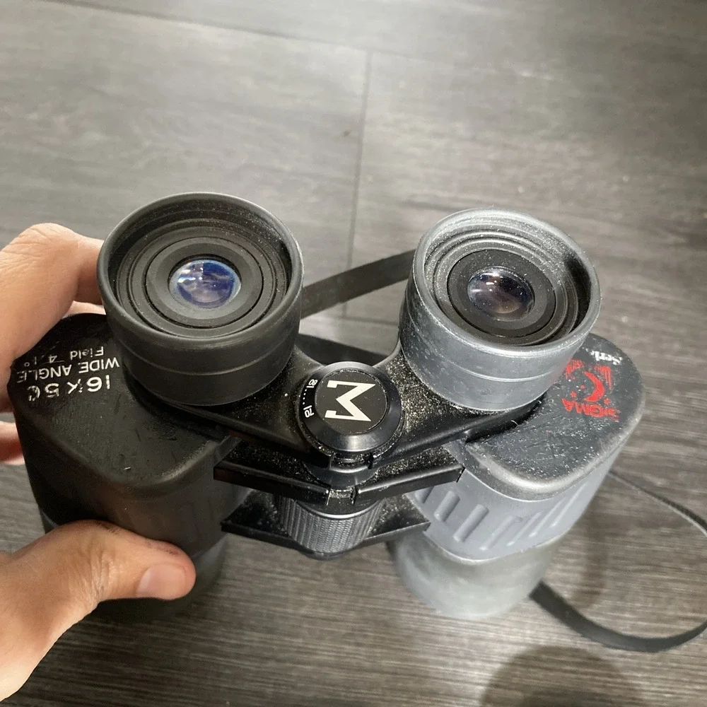 Vintage Sigma Series 9000 ZWCF 16x50 Wide Angle Lunar Binoculars READ